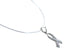 Southwest Pink Shell Ribbon Genuine Sterling Silver Italian Chain Necklace Set AX129013